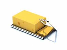 Butter cutter tool 3d model preview