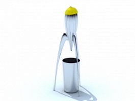 Kitchen drip cup 3d model preview