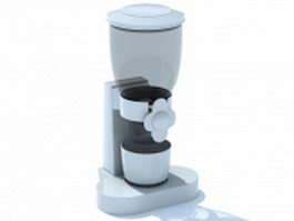 Drink dispenser with stand 3d model preview