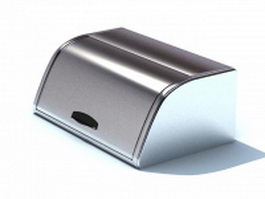 Metal cutlery box 3d preview