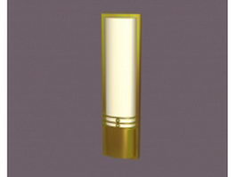 Flush wall sconce 3d model preview