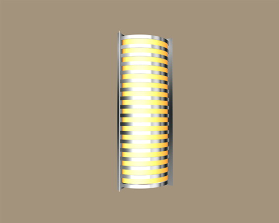 Commercial cylinder light fixture 3d rendering