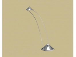 Mounted office desk lamp 3d model preview