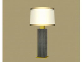 Bedroom table lamp 3d model preview