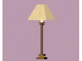 Living room table lamps 3d model preview