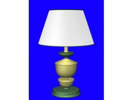 Classical style ceramic lamp 3d model preview