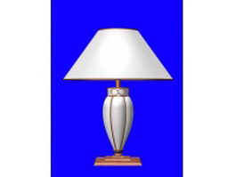 Bronze table lamp 3d model preview