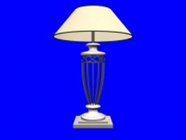 Classic table lamp 3d model preview