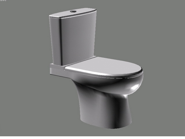 Bathroom toilet 3d rendering