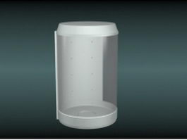 Round shower cubicle 3d preview