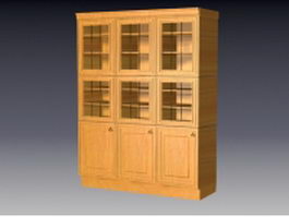 Kitchen cupboards 3d model preview