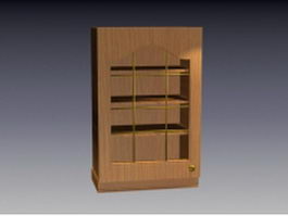 Hoosier cabinet 3d model preview