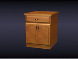 Dining room sideboard 3d model preview