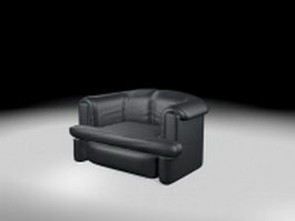 Upholstered tub chair 3d preview