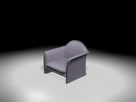 Classic sofa chair 3d model preview