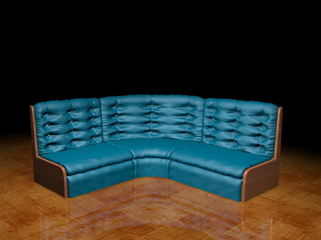 Corner sectional sofas 3d rendering
