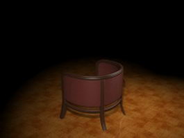 Modern tub chair 3d preview