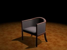 Modern tub chair 3d preview
