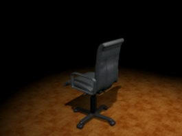 Ergonomic office chair 3d model preview