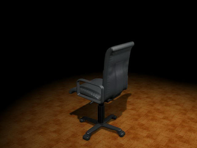 Ergonomic office chair 3d rendering