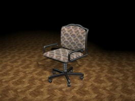 Office operator chair 3d preview