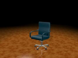 Blue task chair 3d preview