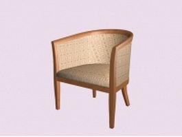 Accent tub chair 3d preview