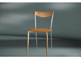 Modern dining chair 3d model preview
