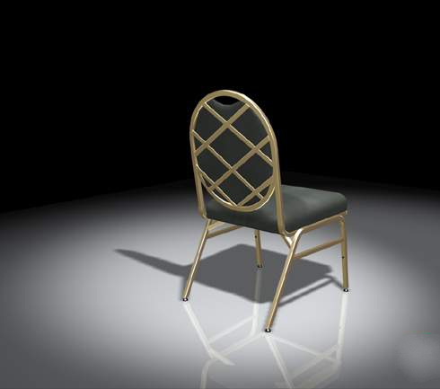 Elegant dining chair 3d rendering