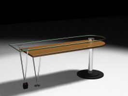 Home bar counter 3d preview