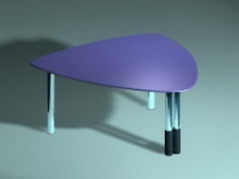 Triangle coffee table 3d preview