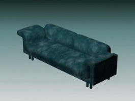 Fabric sofa couch 3d model preview