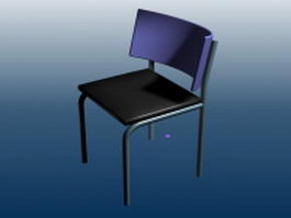 Bar chair with backs 3d preview