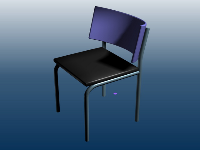 Bar chair with backs 3d rendering
