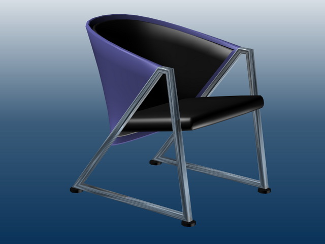 Patio pub chair 3d rendering