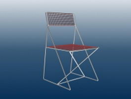 Wire mesh chair 3d model preview