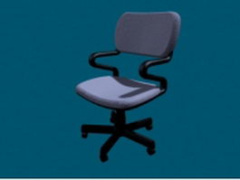Office revolving chair 3d model preview