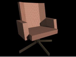Swivel accent chair 3d preview