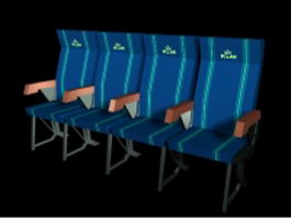Cinema chairs 3d preview