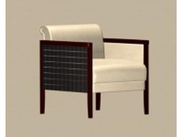 Classic sofa chair 3d model preview