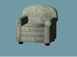 Single sofa chair 3d preview
