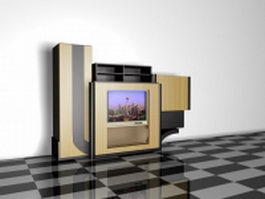 Tv Cabinets 3d Model Free Download Cadnav