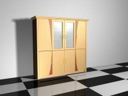 Clothing wardrobe furniture 3d preview