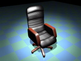 Executive office chair 3d model preview