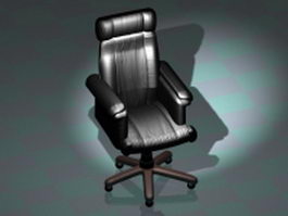 Executive leather chair 3d model preview