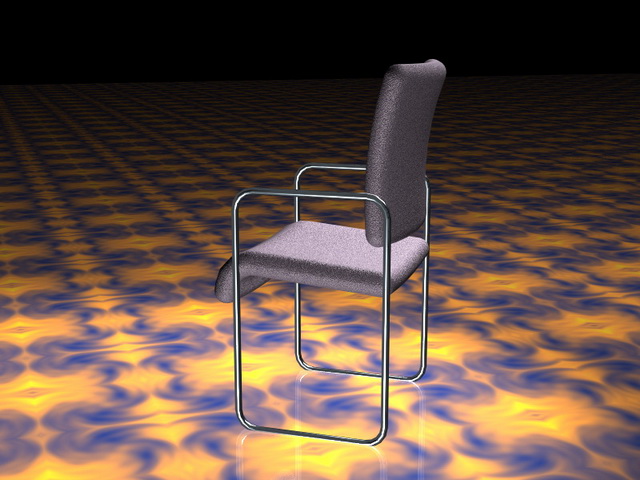 Modern conference room chair 3d rendering