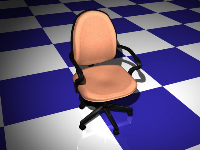 Office task chair 3d rendering