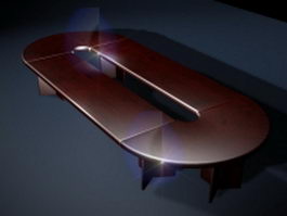 Executive conference table 3d preview