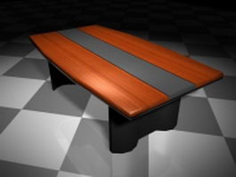 Modern conference table 3d preview