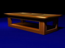 Display top coffee table 3d preview